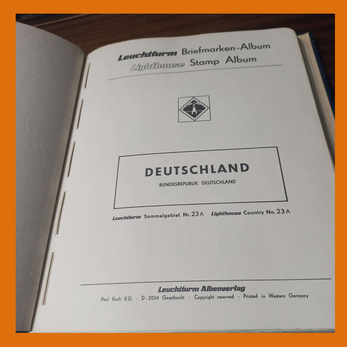 Germany Federal 1971 to 1984 in Near-New Pre Printed Lighthouse Album