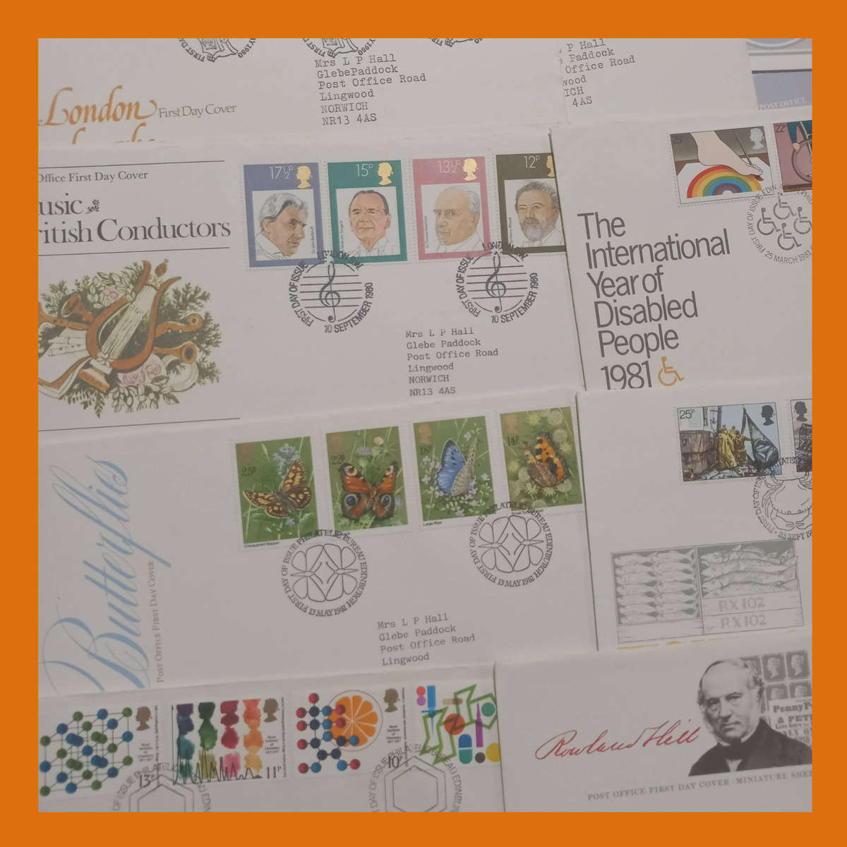 Great Britain First Day Covers 75 Plus Mainly 1980s Addressed Selection