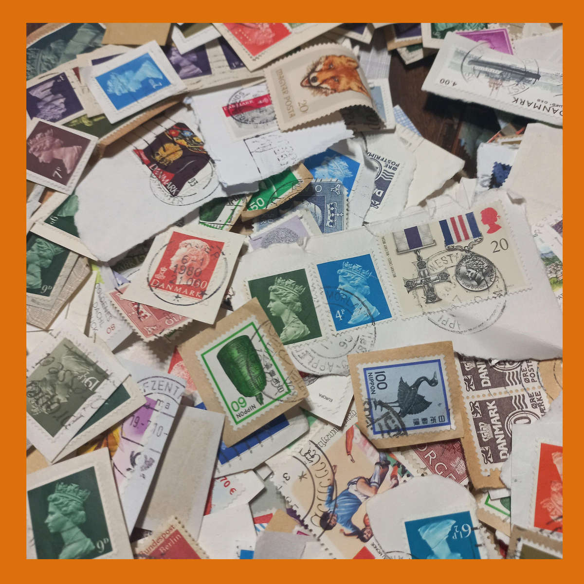 World Kiloware on Paper  400g Mix Strong in GB (Includes Machins) Scandinavia and Germany