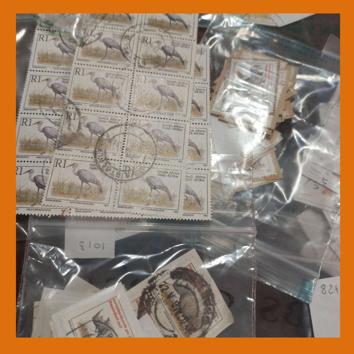 South Africa 6th Definitive Fauna Series  Sorted in Money Bags, 700g