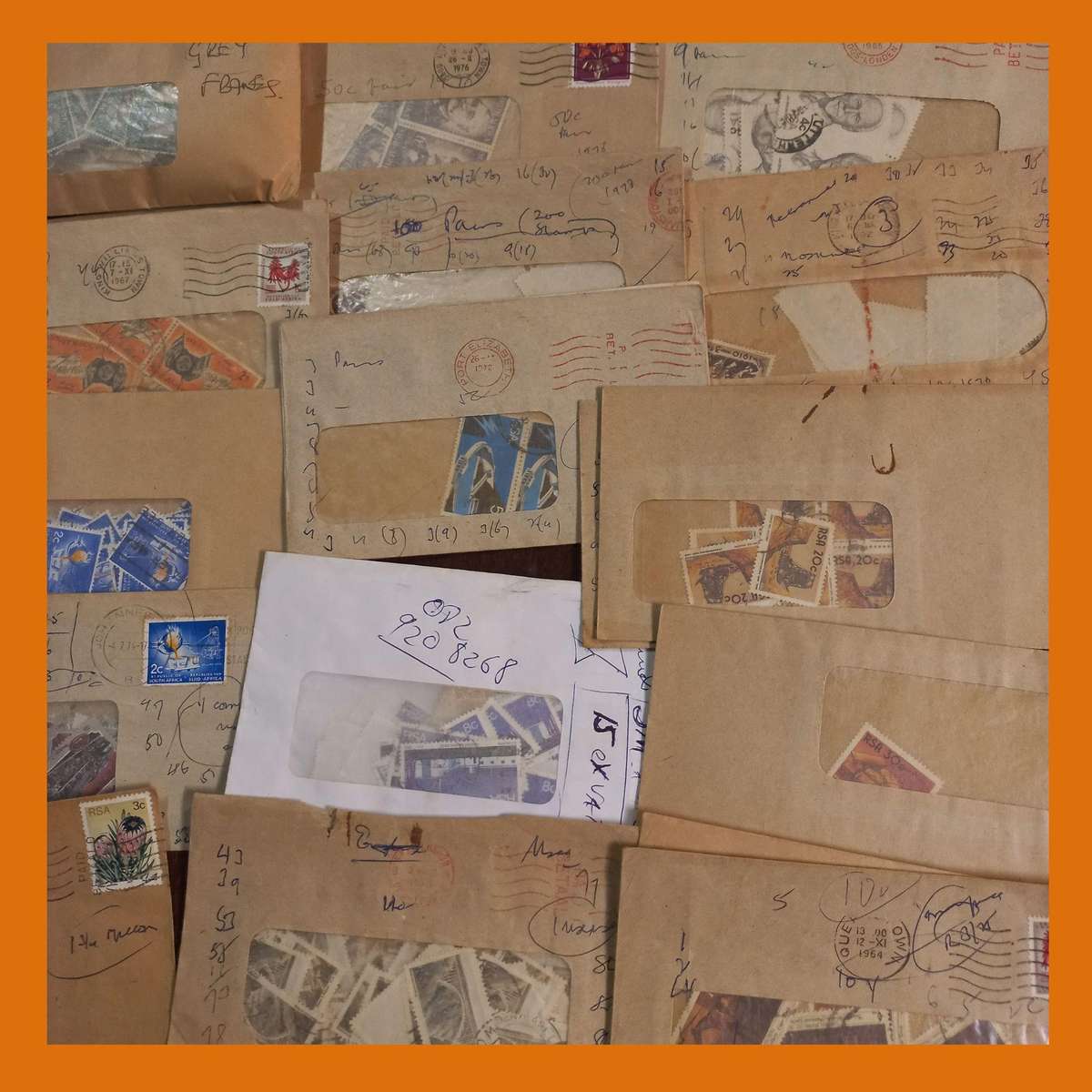 South Africa  Republic & Union Era Stamp Accumulation in Envelopes