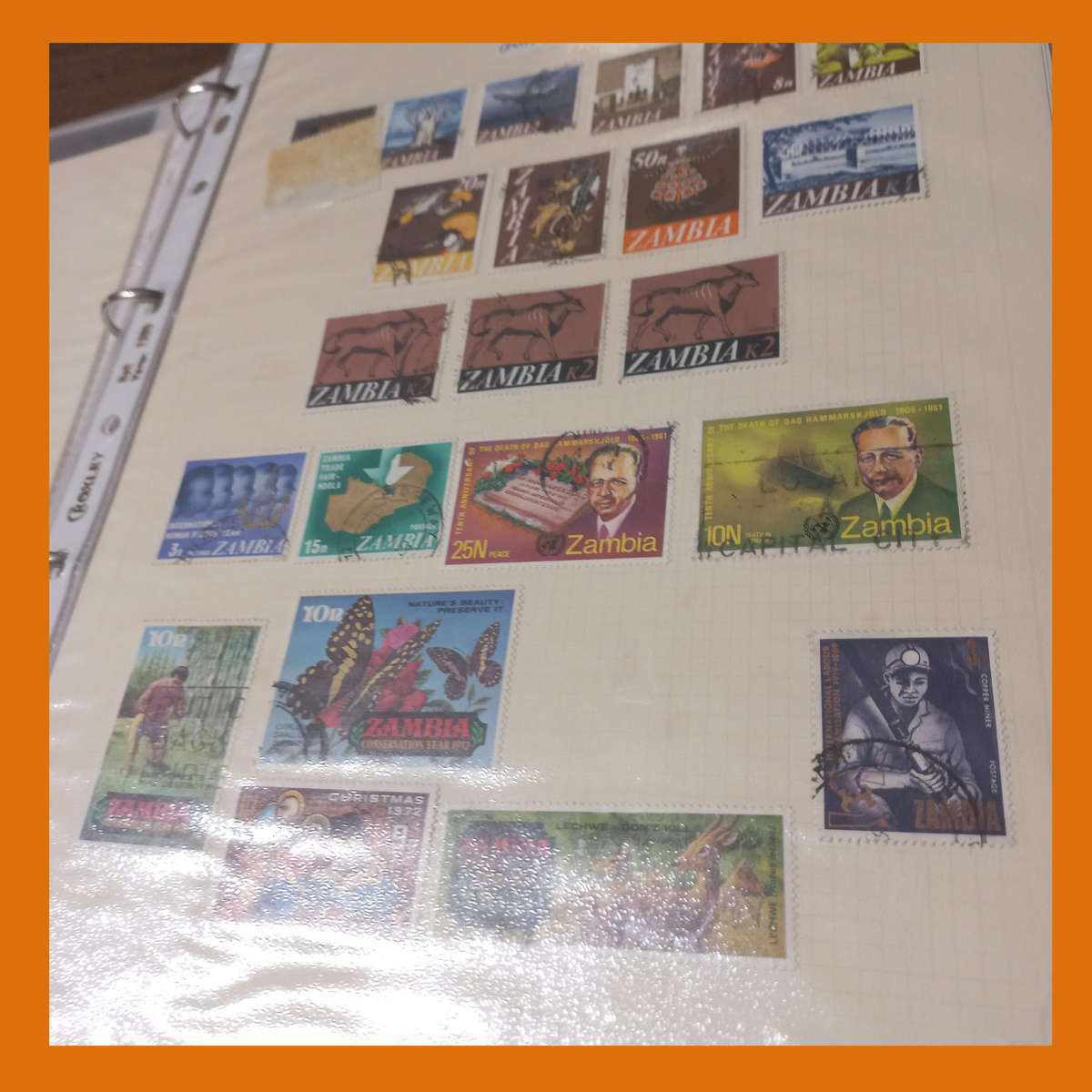 Southern Africa Collection in Lever Arch File  25 Stock Pages Including 1994 Mandela Issue