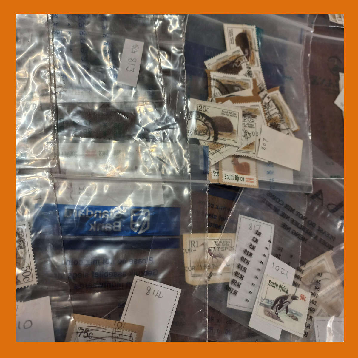 South Africa 6th Definitive Fauna Series  Sorted in Money Bags, 700g