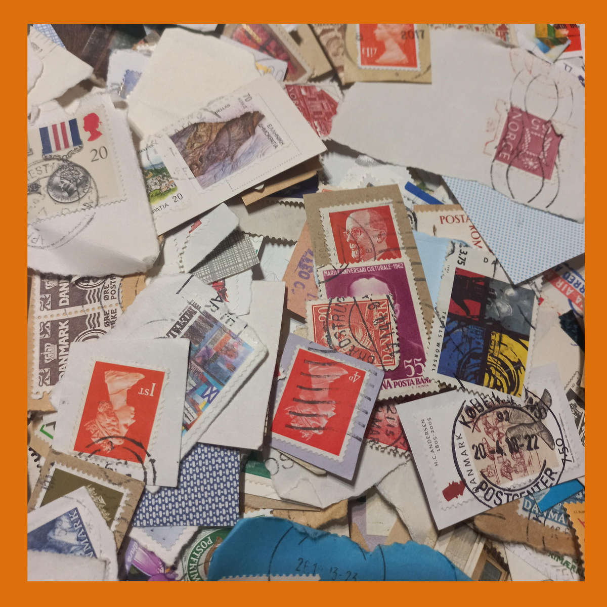 World Kiloware on Paper  400g Mix Strong in GB (Includes Machins) Scandinavia and Germany