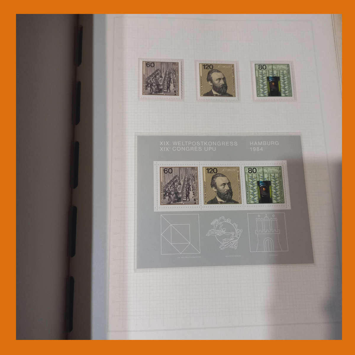 Germany Federal 1971 to 1984 in Near-New Pre Printed Lighthouse Album