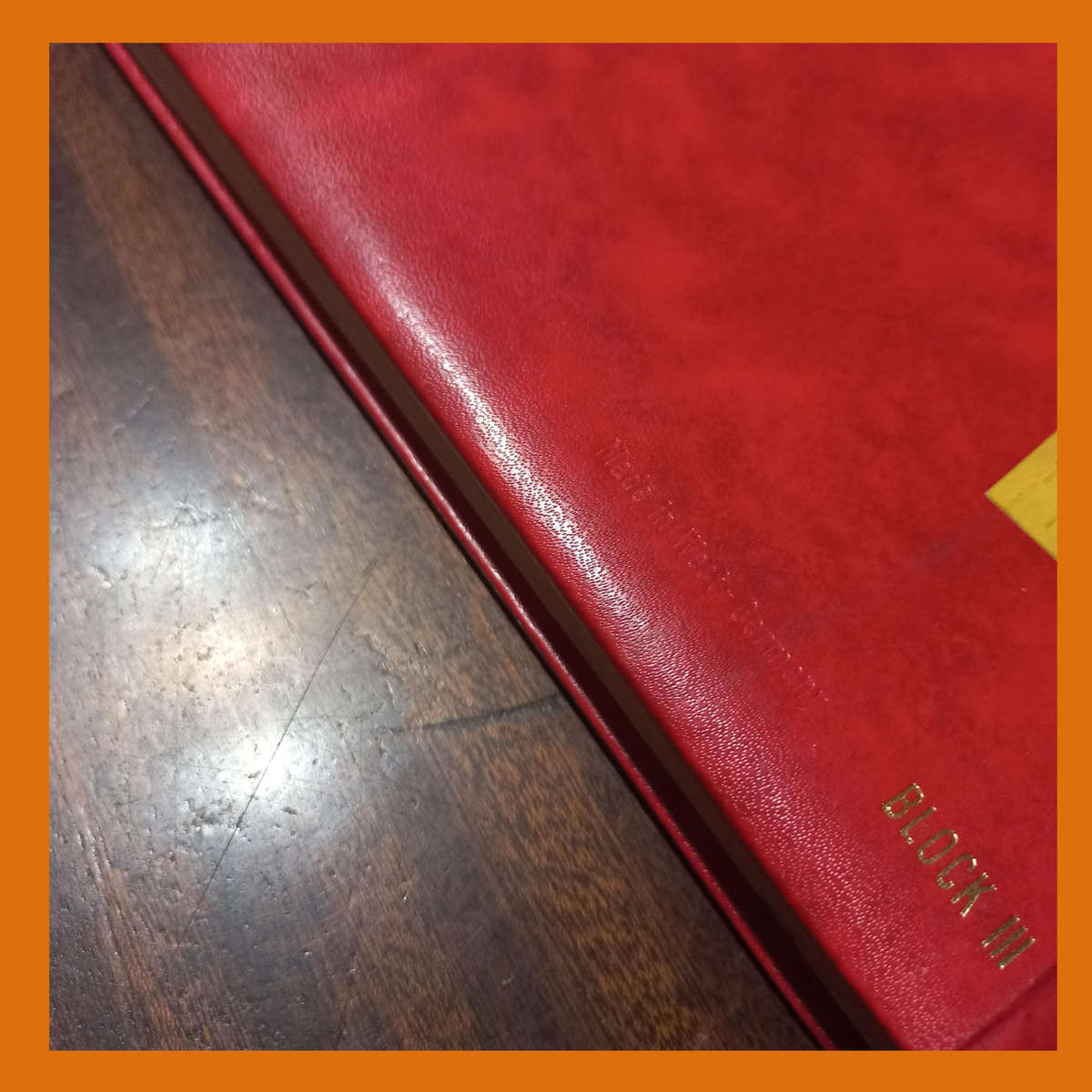 Lighthouse Control Block Stock Book  16 Pages, 3 Clear Strips per Page (Empty, Near-New)