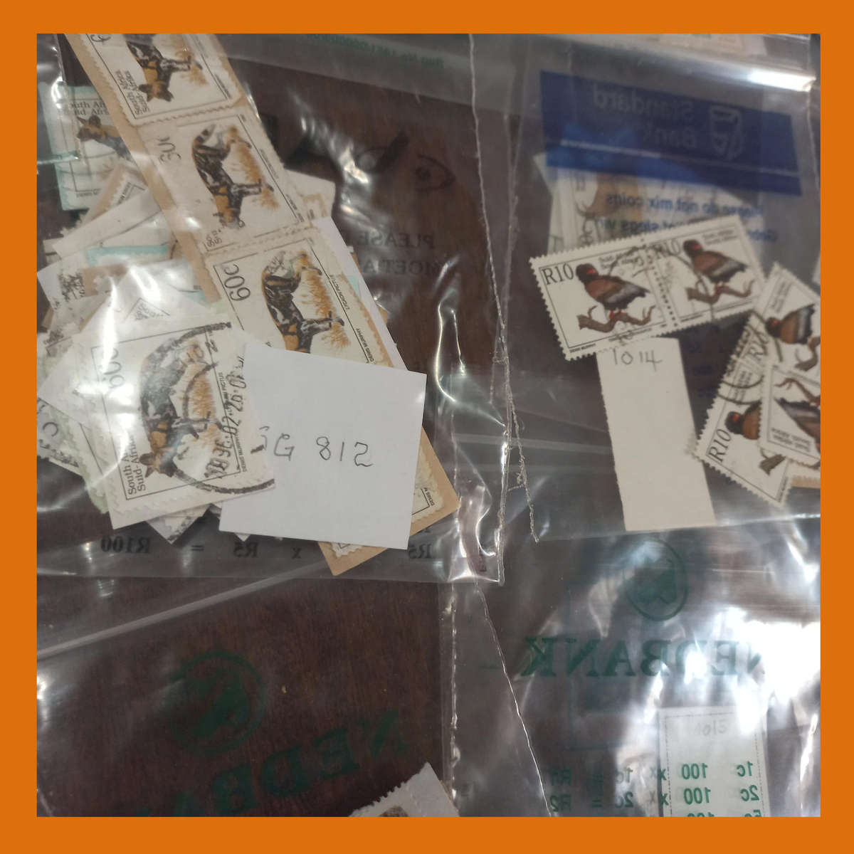 South Africa 6th Definitive Fauna Series  Sorted in Money Bags, 700g