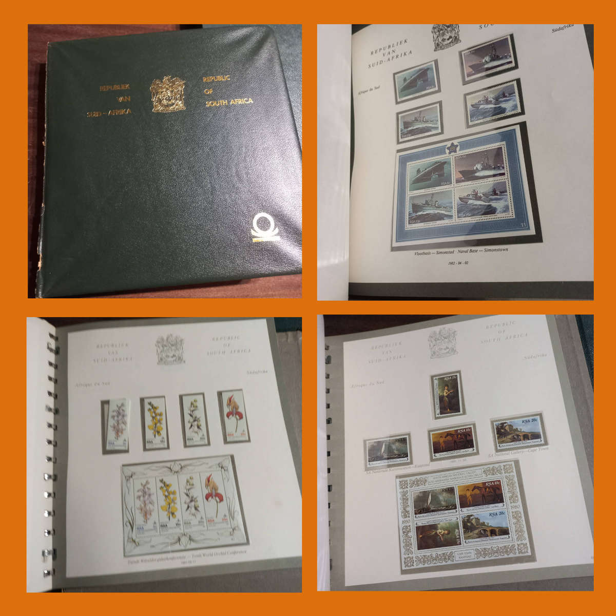 RSA 2 Pre-Printed Albums in Slip/Dust Covers (1961 to 1985, Incomplete)