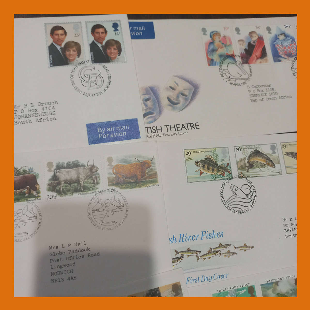 Great Britain First Day Covers 75 Plus Mainly 1980s Addressed Selection