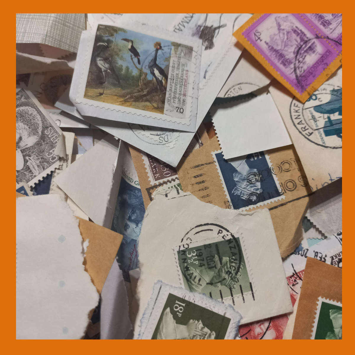 World Kiloware on Paper  400g Mix Strong in GB (Includes Machins) Scandinavia and Germany