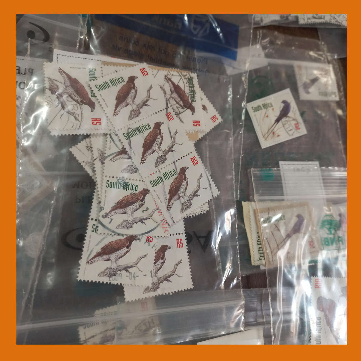 South Africa 6th Definitive Fauna Series  Sorted in Money Bags, 700g