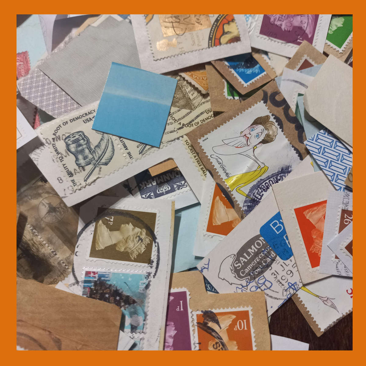 World Kiloware on Paper  400g Mix Strong in GB (Includes Machins) Scandinavia and Germany