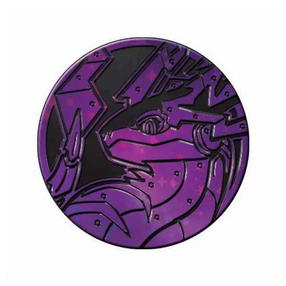 Official Pokemon TCG Coin - Oversized PLASTIC - Purple Metallic - MIRAIDON - Collect or Gameplay