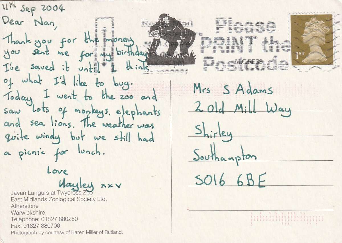 Great Britain 2004 Machins Monkeys Javan Langurs at Twycross Zoo