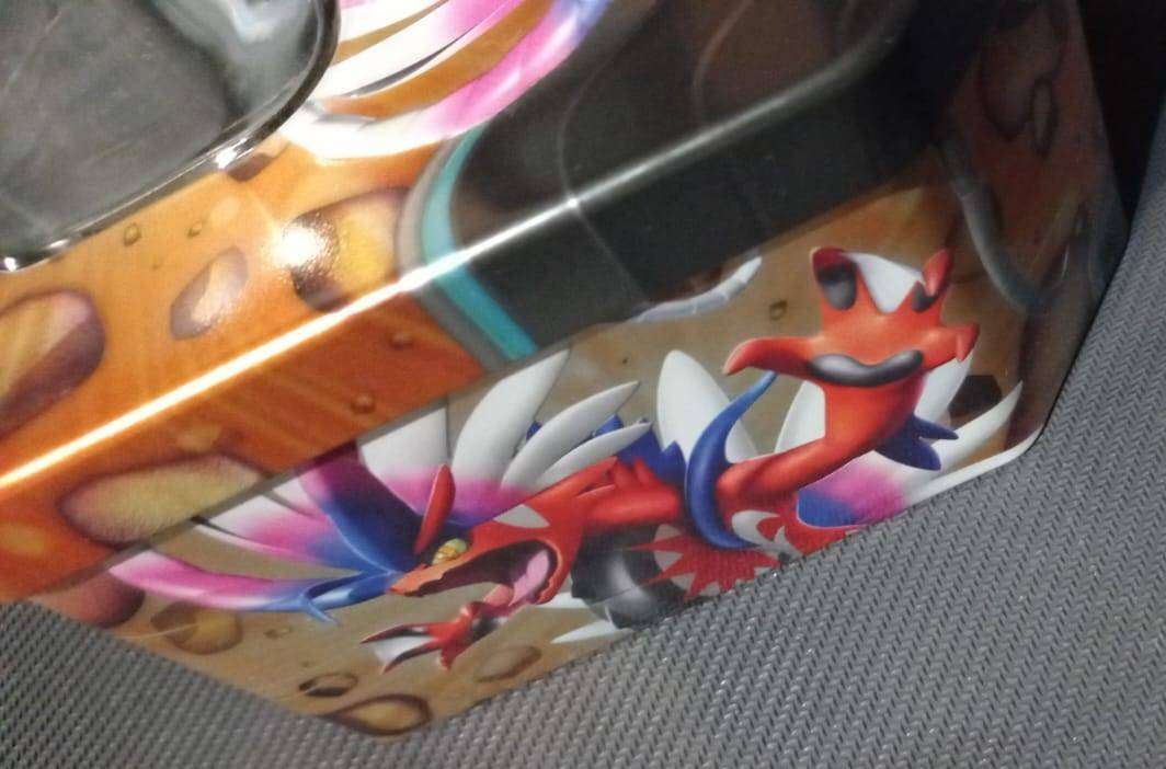 Empty Pokémon TCG KORAIDON Tin  Stylish Storage for Cards and Collectibles
