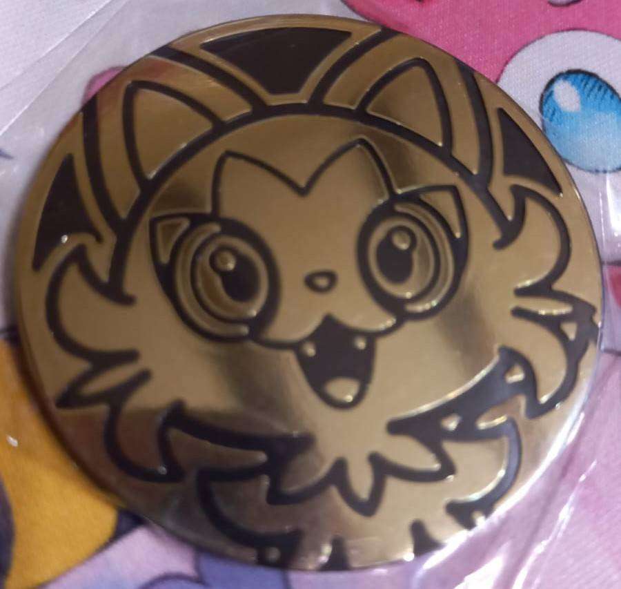 Official Pokemon TCG Coin - Oversized PLASTIC - Gold Metalic - SPRIGATITO - Collect or Gameplay