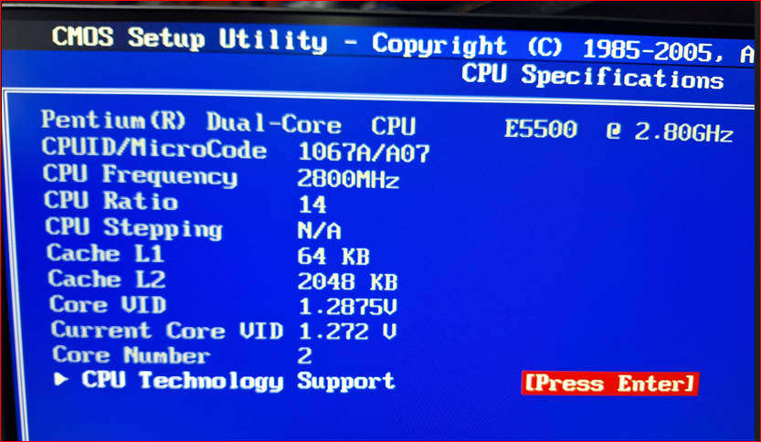 MSI motherboard, Intel Pentium Dual Core CPU & 2 x 2GB DDR2 Ram - working!!