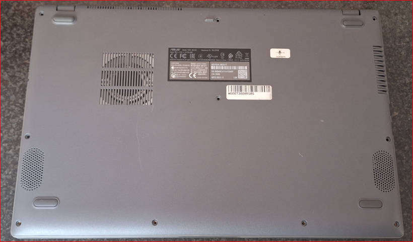 Asus Laptop M515D - Ryzen 3 - sold as is for spares /repairs