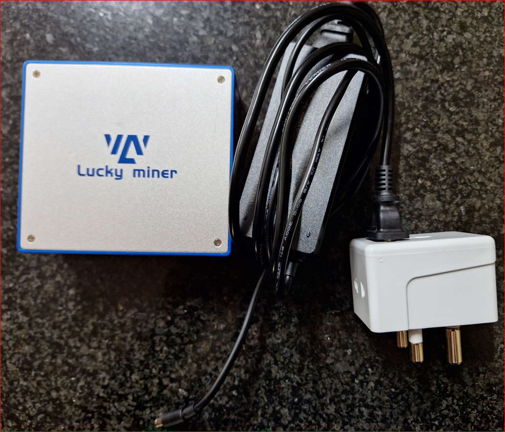 Bitcoins Miner 1TH/S Solo Miner LV07 SHA-256 Asic Chip Low Noise Lottery Crypto Miner 2.4G WiFi 25W
