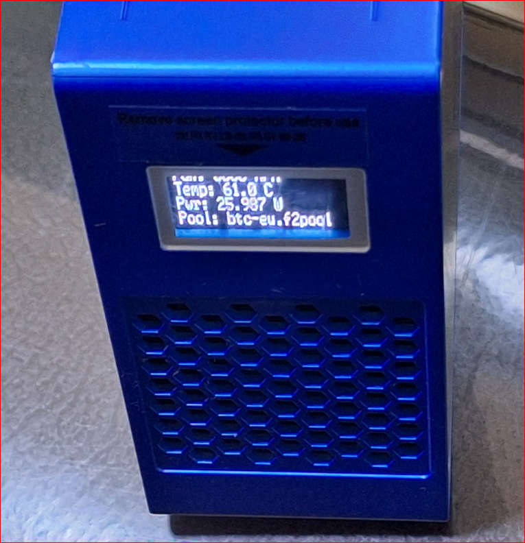 Bitcoins Miner 1TH/S Solo Miner LV07 SHA-256 Asic Chip Low Noise Lottery Crypto Miner 2.4G WiFi 25W