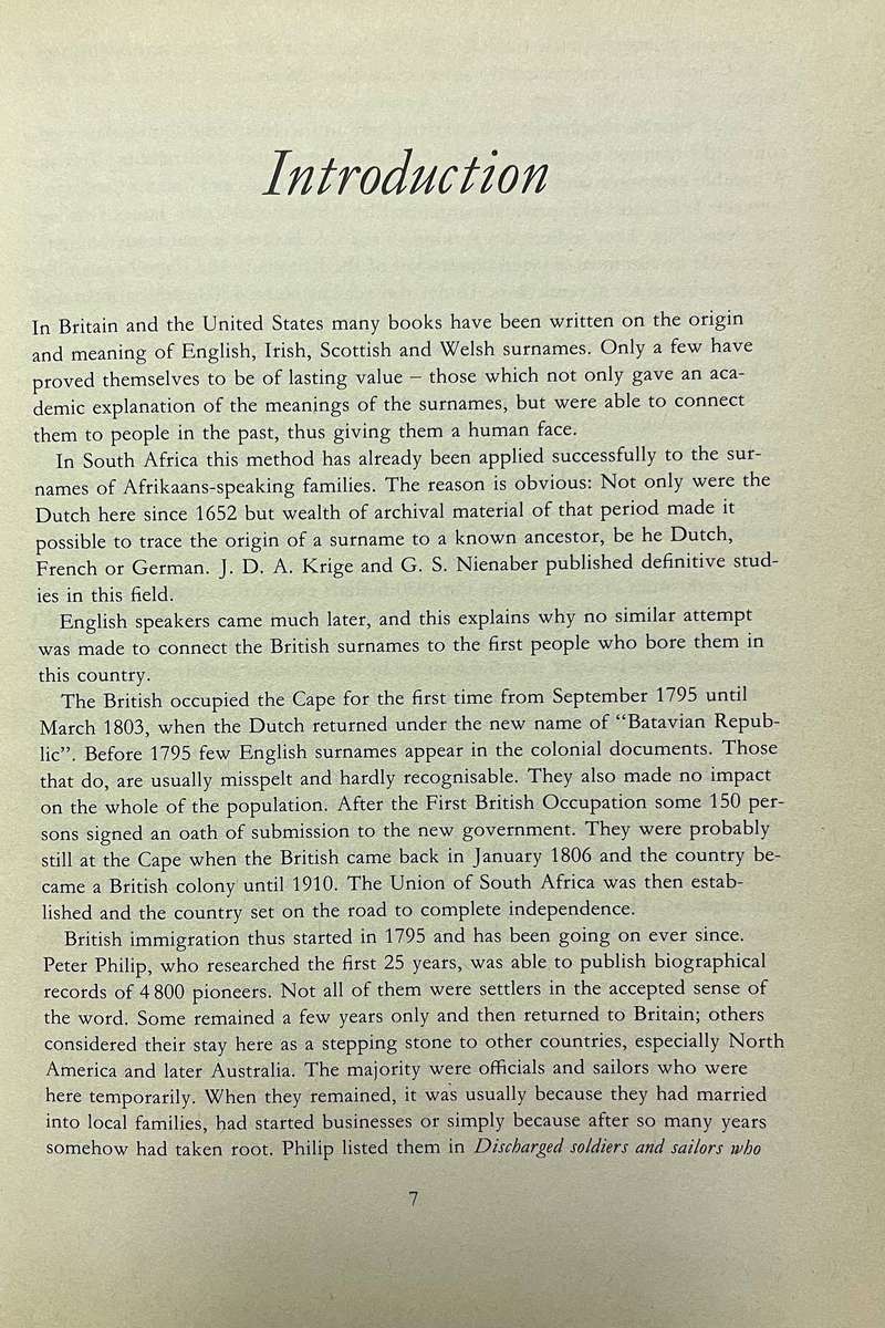 British families in South Africa