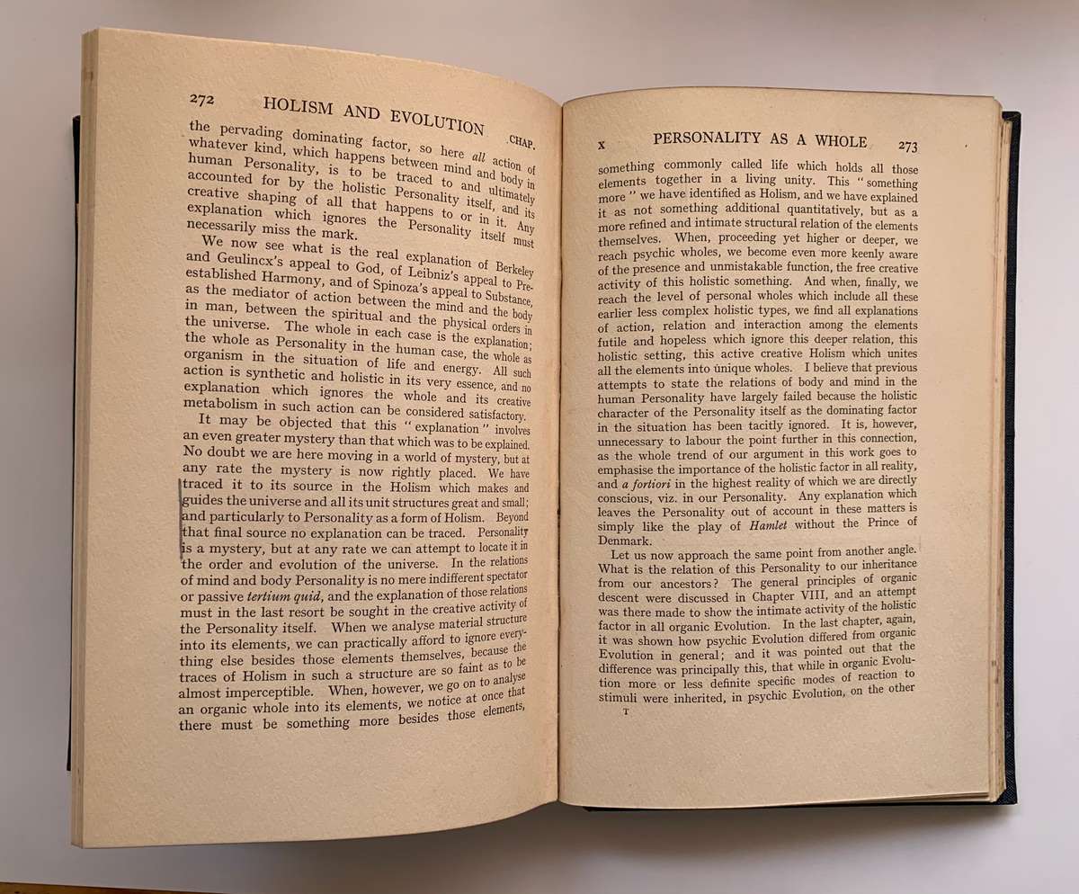 Holism and Evolution