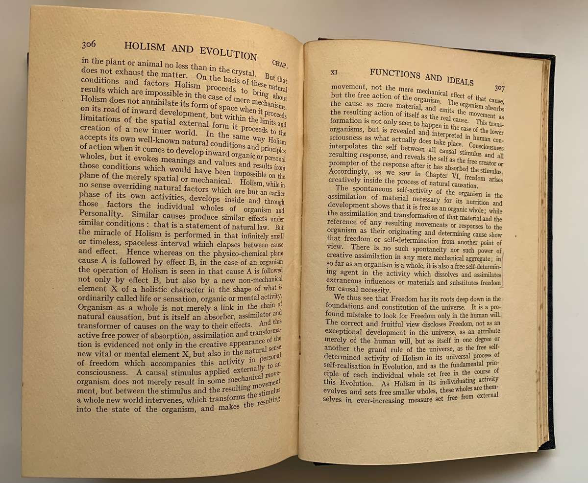 Holism and Evolution