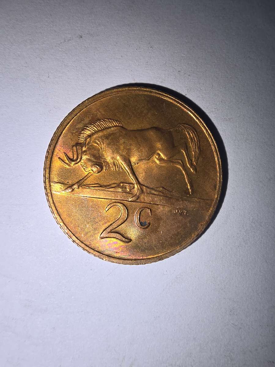 1974 2c ~ with some toning