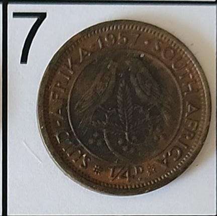 1957 1/4 penny