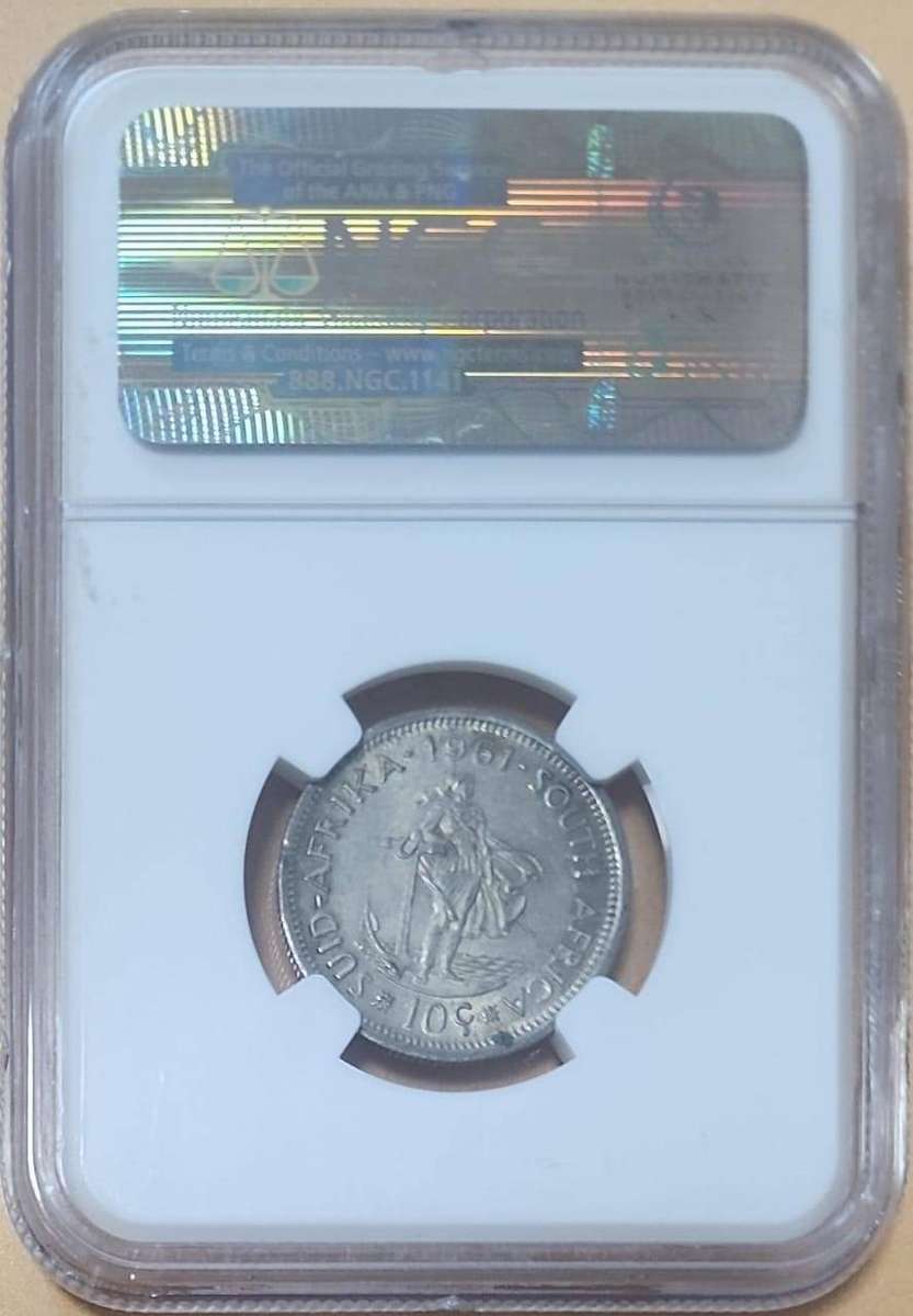 1961 10c - NGC Graded AU55