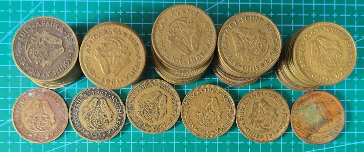 1961 Half Cent~ per Coin!