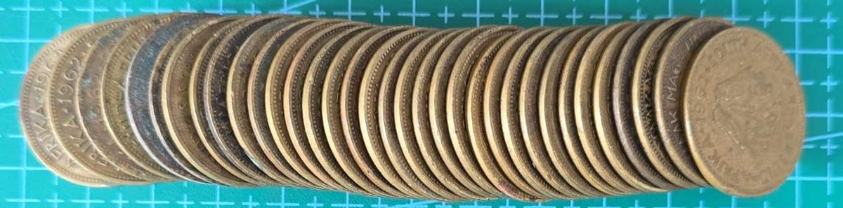 1962 Half Cent~ per Coin!