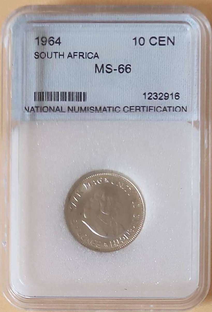 1964 10c - Graded MS66