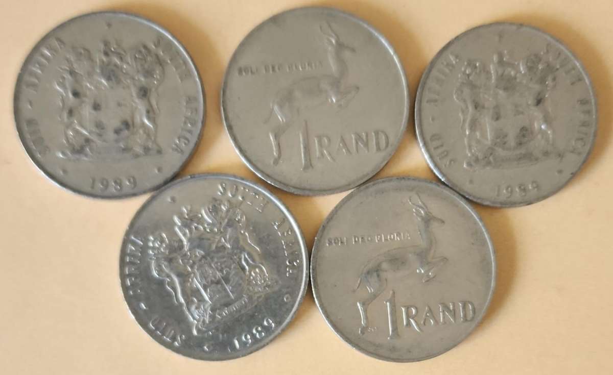 1989 R1 (One Rand) ~ Bid per Coin