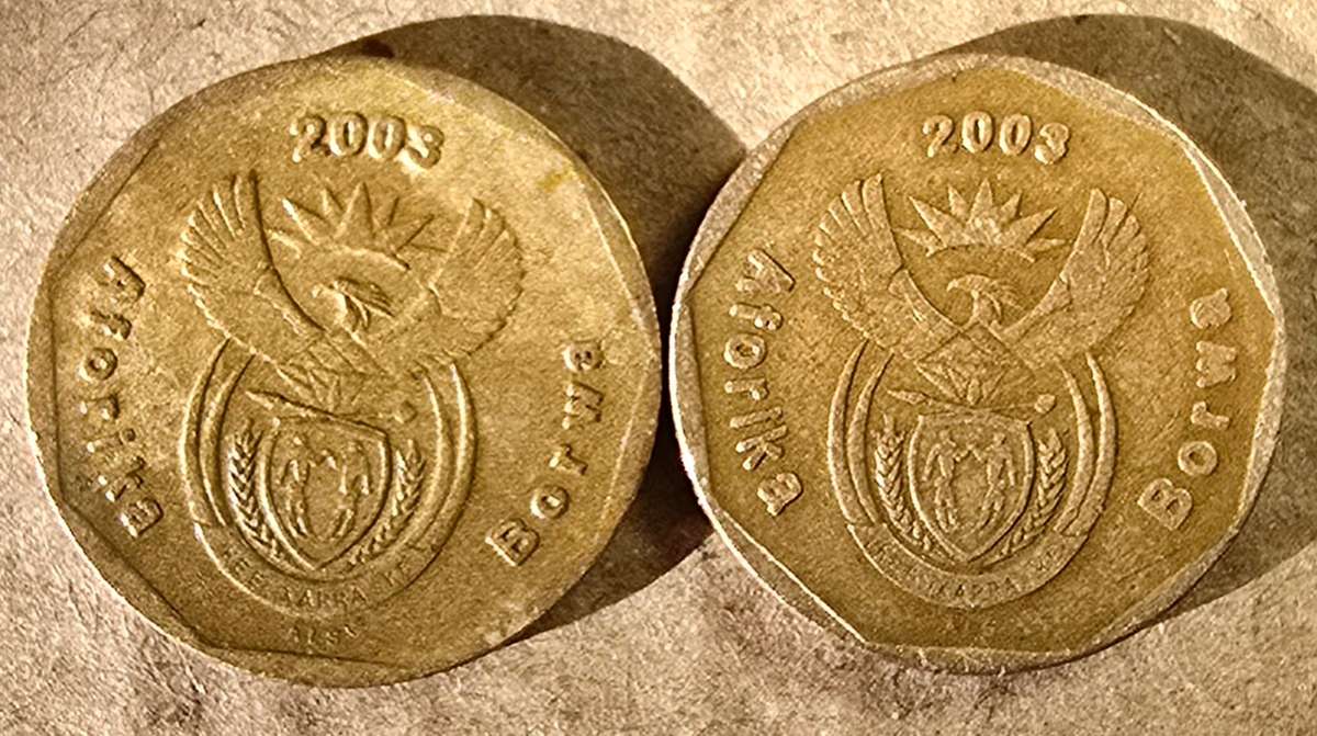 South Africa 20c Set - 2003 Small & Large Varieties