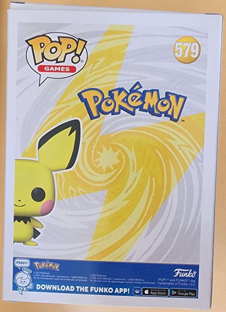 Funko ~ POP! GAMES ~ POKEMON ~ PICHU #579