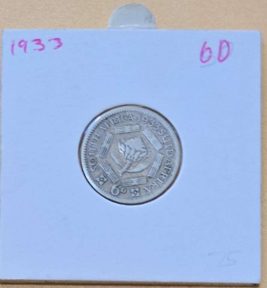 1933 Sixpence (6D)