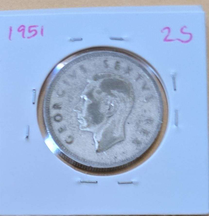 1951 Two Shillings (2s)