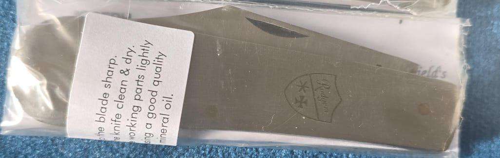 Joseph Rodgers ~Sealed! - Clipt Point Blade with Stainless Steel Scales