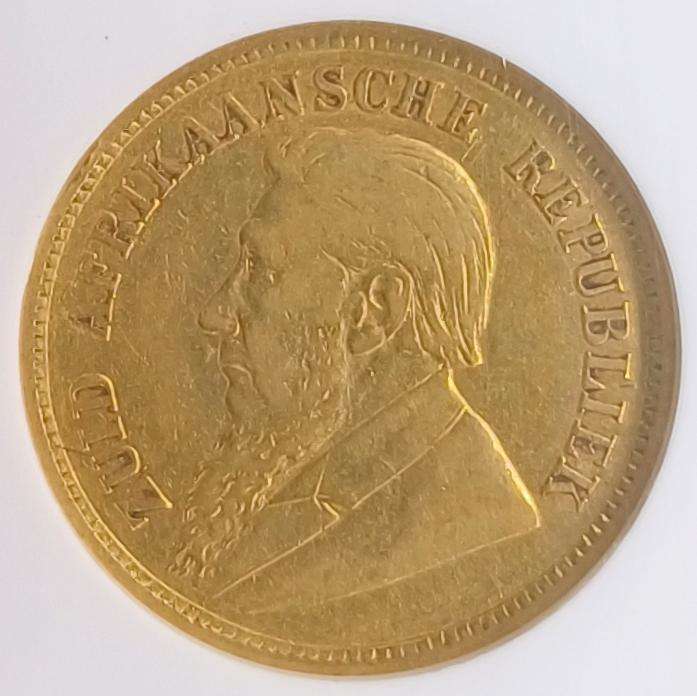 1895 ZAR Gold 1/2 Pond * NGC VF35 Starting @ R1