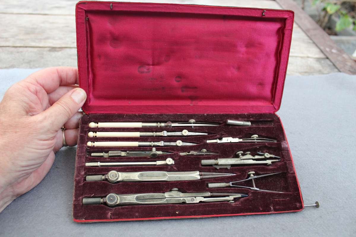 Vintage mathematical set - complete