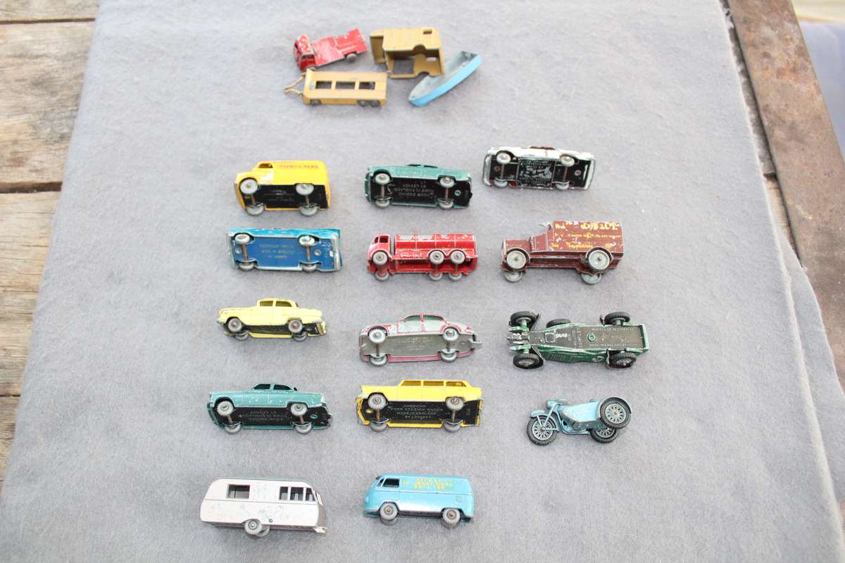 Lesney, 14 models ....reason for low price below.....