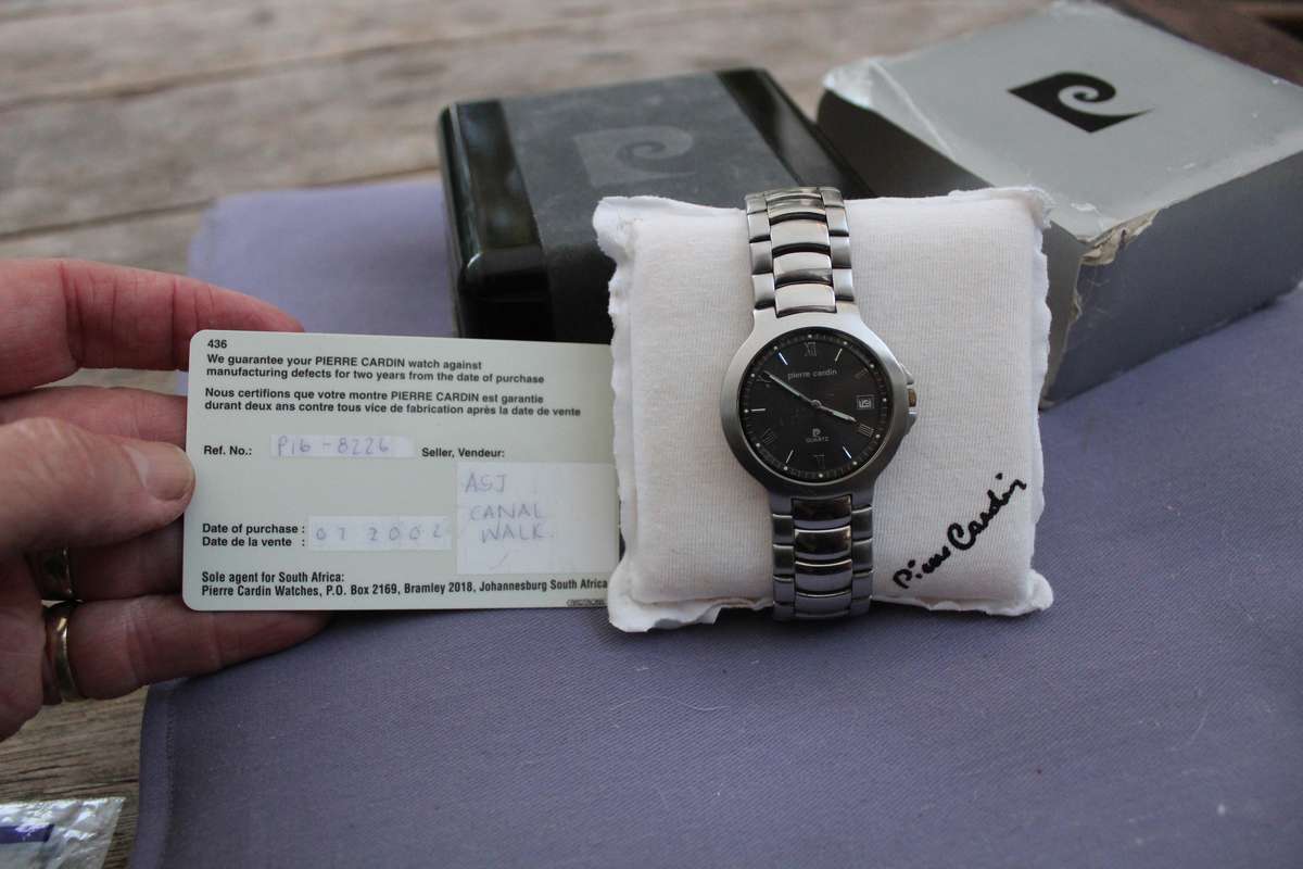 Pierre Cardin watch - boxed and with guarantee card - STUNNING!