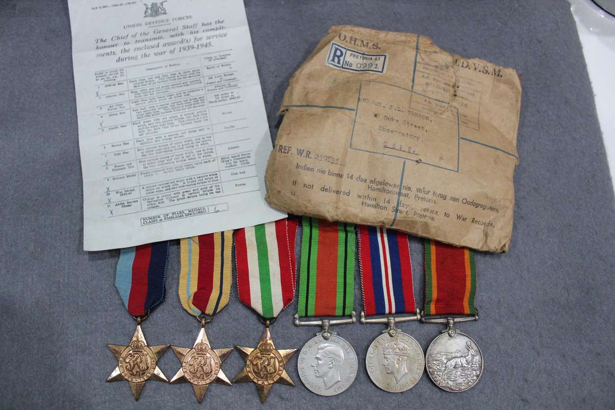 WW2 Medal set of 6