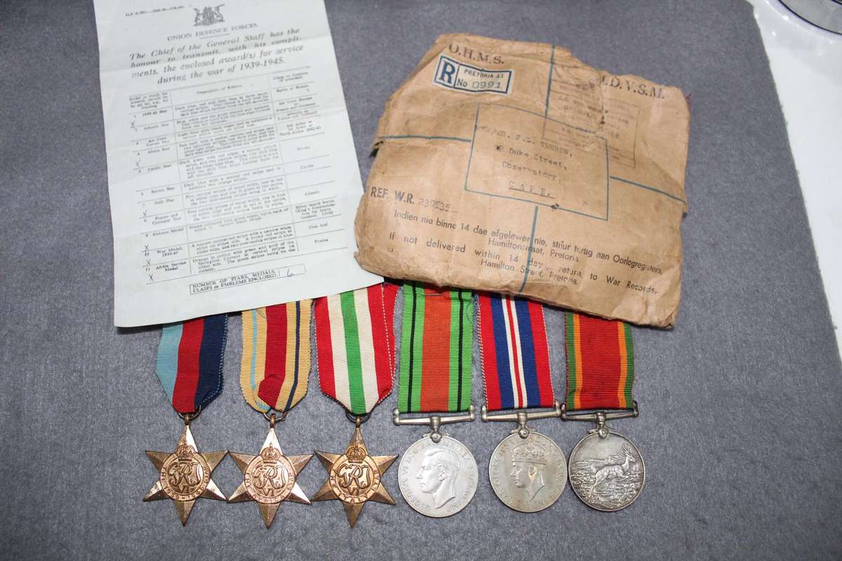 WW2 Medal set of 6