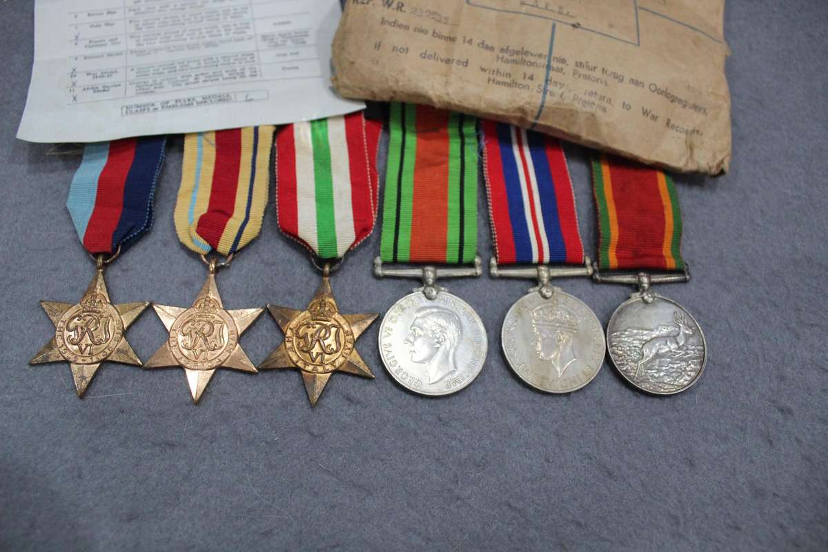 WW2 Medal set of 6