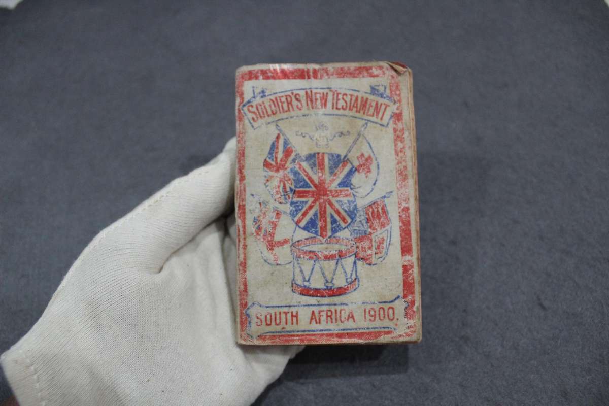 Boer War soldier's new testament - very rare item!