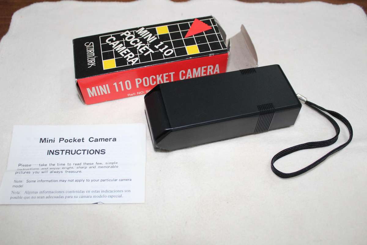 Vintage, in the box, mini 110 pocket camera!