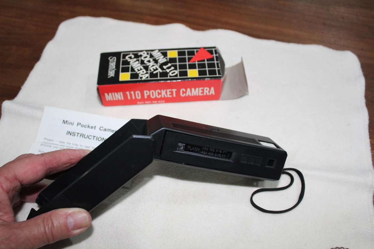 Vintage, in the box, mini 110 pocket camera!