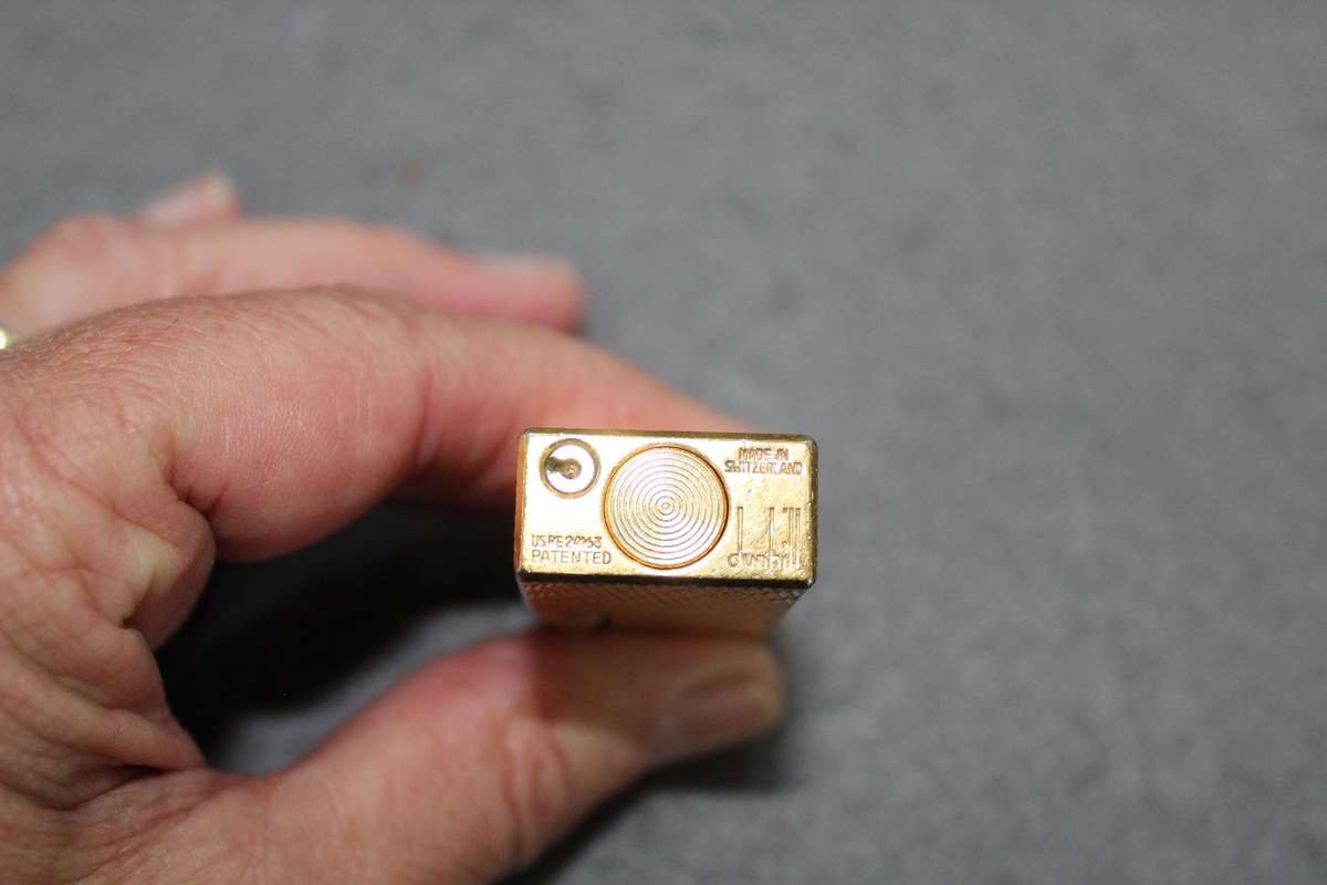 Dunhill Rollagas gold plated